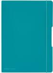Herlitz MyBook Flex jegyzetfüzet, A4-es, 2x40 oldalas, rugalmas, vonalas és matematika, PP borító, türkiz (9478180)