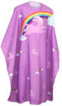 Olivia Garden Pelerina colorata de frizerie pentru copii - Unicorn Pink (5414343017185)