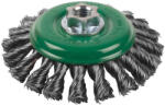 Milwaukee Kúpos drótkorong fonott dróttal M14 115x12mm rozsdamentes acél 0.5mm 4932501747 (4932501747)