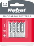 Rebel 4 db AAA elem készlet, REBEL, 1, 5V (BAT0080B)