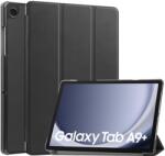 Rqiurpn tablet tok, Samsung Galaxy Tab A9+ Plus 11 hüvelykes 2023-hoz, ultravékony, állvány funkcióval, fekete (11-A9Plus-bhk-black)