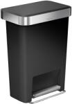simplehuman pedálos szemetes, 45 l, fekete