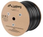 Lanberg UTP CAT6A S/FTP de exterior Conector Negru 305m LCS621CU0305BK LCS6-21CU-0305-BK (LCS6-21CU-0305-BK)