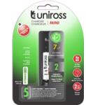 Uniross Mini USB töltő + 2xAAA600 Hybrio akkumulátor UCU001B (UCU001B)