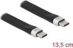 Delock Cablu, Delock, Type C, 10Gbps, Negru (85770)