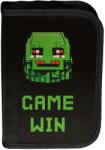 PASO Penar școlar Paso Pixel Mask - 1 fermoar și 2 aripi (PP26ME-P001BW) Penar