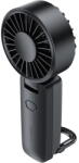 Acefast Mini Ventilatoare Ventilator Portabil cu Carabiniera, Indicator LED, 1800mAh - Acefast (YF2) - Black (KF2365798) - vexio Ventilator