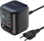 ACEFAST Incarcator de retea Alimentator pentru Priza GaN, USB-C, USB, 100W - Acefast (Z10) - Black (KF2365816) - vexio