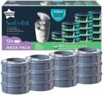 Tommee Tippee Rezervă casete pentru coș de igienă Tommee Tippee - Twist & Click, 12 bucăți (TT.0306)