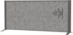 MAUL Térelválasztó MAUL asztali szürke zajfogó antracit kerettel talppal 120x50 cm (9851289)