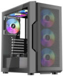 Ion Computers Геймърски компютър ION TRILOBITE T7-P с процесор AMD Ryzen 5 5600, видео карта GeForce RTX 3050 6GB GDDR6, RAM памет 16GB(2x8GB) DDR4 3200MHz, SSD 512GB NVMe M. 2 PCIe Gen3 (c005774)