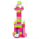 Mattel Geantă mare de cuburi Mattel Mega bloks - roz (80) (25DCH62)