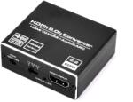 Thunder Germany ADC-102M, HDMI audio leválasztó, digitális-analóg adapter + ARC (fém ház) - mkaudio