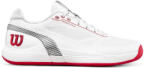 Wilson Încălțăminte de tenis pentru bărbați Rush Pro 5 CTC White/Red/Grey EUR 43 1/3
