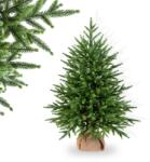 eveXmas Infinity mesterséges karácsonyfa 95 cm, klasszikus zöld, 143 ág, 100% PE tűlevelek, fém talppal, asztali mini fenyőfa