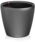 Lechuza Classico LS 28 Önöntöző Virágcserép Komplettset - Antracit Metál, 28 cm (16043)