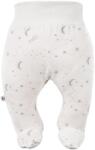 Eevi Pantaloni cu botoșei pentru bebeluși Petite stele ecru, 56 cm