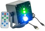 Ibiza Light Mini Laser 160MW + Efect LED RGB 3W (TINYLED-LASRG) - global-electronic