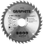 GRAPHITE lamă de ferăstrău, ferăstrău lat, 160 x 30 mm, 36 de dinți (57T211)