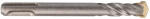 GRAPHITE burghiu pentru beton SDS PLUS, cu 2 tăișuri, cu spirală dublă, 12x110 mm (56T123) Burghiu
