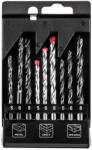 GRAPHITE set de burghie pentru metal, lemn, cărămidă: 5, 6, 8 mm, 9 buc (54T431) Burghiu