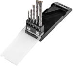 GRAPHITE set de burghie pentru beton, cu tijă cilindrică, 5 buc. , 4-10 mm (56T215) Burghiu