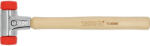 TOYA ciocan din plastic cu mâner din lemn de hickory, 30 mm (YT-45480) Ciocan
