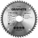 GRAPHITE lamă de ferăstrău, ferăstrău lat, 185 x 30 mm, 48 de dinți (57T220)