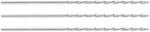 GRAPHITE burghiu metalic HSS, DIN 340, prelungit, 1 mm, 3 buc (54T901) Burghiu