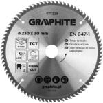 GRAPHITE lamă de ferăstrău, ferăstrău lat, 230 x 30 mm, 80 dinți (57T229)