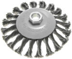 GRAPHITE disc de sârmă, tip farfurie, răsucit, 125 mm, M14 (57T411)