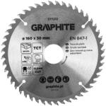 GRAPHITE lamă de ferăstrău, ferăstrău lat, 160 x 30 mm, 48 de dinți (57T212)