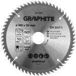 GRAPHITE lamă de ferăstrău, ferăstrău lat, 180 x 30 mm, 60 dinți (57T216)