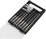 GRAPHITE set de burghie pentru beton, SDS PLUS, cu două muchii, spirală dublă, 5-10 mm, set de 8 buc (56T168) Burghiu