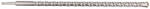 GRAPHITE burghiu pentru beton SDS PLUS, cu 2 tăișuri, cu spirală dublă, 24x600 mm (56T161) Burghiu