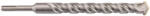 GRAPHITE burghiu pentru beton SDS PLUS, cu 2 tăișuri, cu spirală dublă, 25x260 mm (56T162) Burghiu