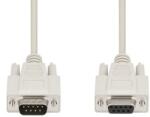 ASSMANN D-Sub 9-pin soros RS232 hosszabbító kábel 2m (AK-610203-020-E) (29082)