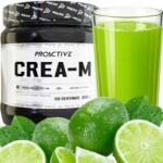 ProActive Kreatin kreatin monohidrát Creatine Erő ProActive Crea-M Lime 250g (5902444725936)