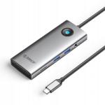 ORICO Usb-c dokkoló állomás Orico PW11 8w1 2x Usb-a 3.0 1x Usb-c Pd 100 W (6941788814882)