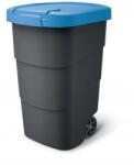 Prosperplast Wheeler 110 l szemetes kuka antracit kék fedéllel (NBWB110-2383C) - allegro