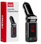 AMiO Összecsukható Fm autórádió 2×USB-A 12V 24V AMIO-04650 (04650)