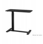UNIQUE Íróasztal Állítható magasságú Laptop asztal Desk fekete (17-QC402-B-B)