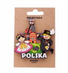 Folkstar Fából Készült Folk Hűtőmágnes Felső-sziléziai Pár Folkstar (31693)