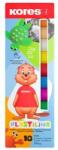 Kores Gyurma, 200 g, 10 szín, KORES ˝Plastilina˝