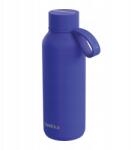 QUOKKA Solid rozsdamentes acél termosz kulacs 510ml pánttal, alkonykék (40186)
