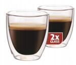 Maxxo Thermo üveg Maxxo Espresso 80 ml, dupla falú boroszilikát üveg 2 db (8595235803226)