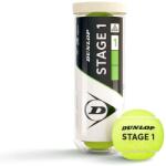 Dunlop Teniszlabdák Dunlop Stage 1 3 db módszertani gyerekeknek a játék tanulásához (601632)