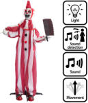  Álló halloweeni dekoráció - Chuckles bohóc (170 cm) (73117)