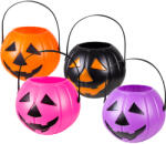  Halloween tök vödör 4 féle színben(14 x 16 cm) (74554)