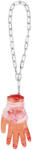  Halloween dekoráció Véres kéz with chain (63 cm) (73136)